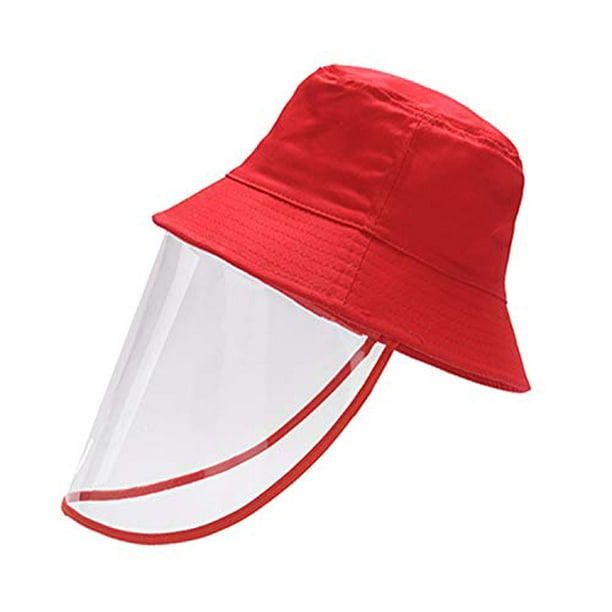 BRIGHTLYF Hat with Removable Face Shield Protection Black